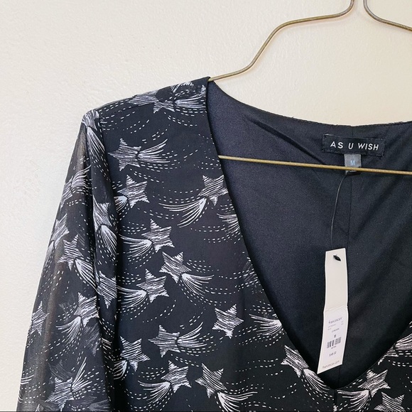 NWT Shooting Star Printed Shift Dress - Picture 2 of 7